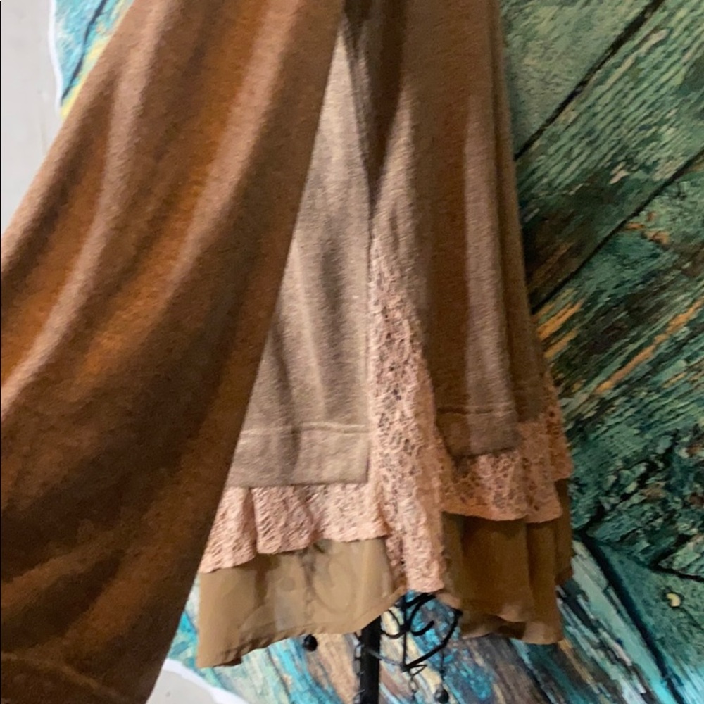 Scoop Neck Boho Multi-Layer Blouse - image 5